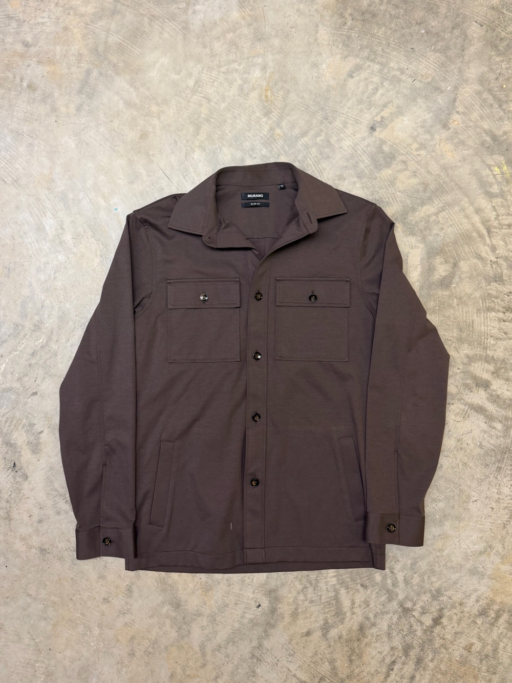 Murano city stride button front short jacket